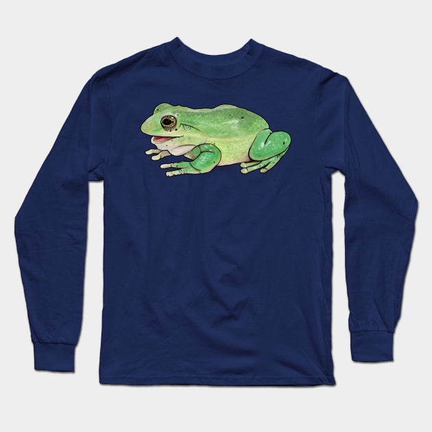 Tree Frog Long Sleeve T-Shirt by Heather Dorsch Creations